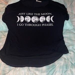 Black Moon Phase T-shirt
